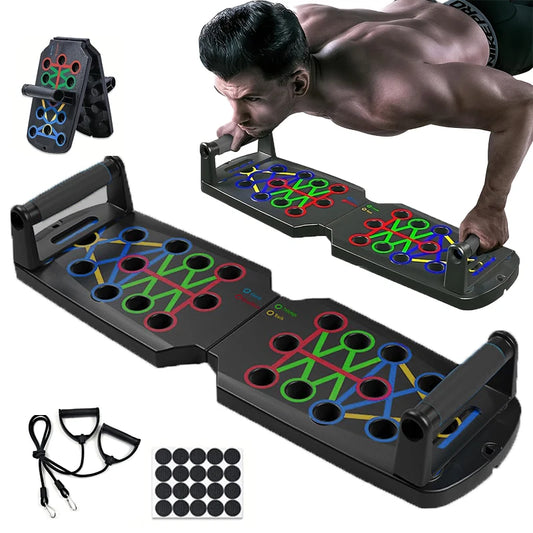 Home Gym Equipment 30in1 Home Workout Set with Foldable Push Up Bar
